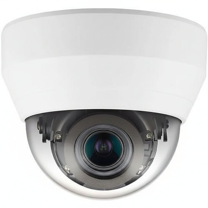 Hanwha QND-6082R1 Q-Series 2MP IR Indoor Dome, 3.2-10mm Lens, White