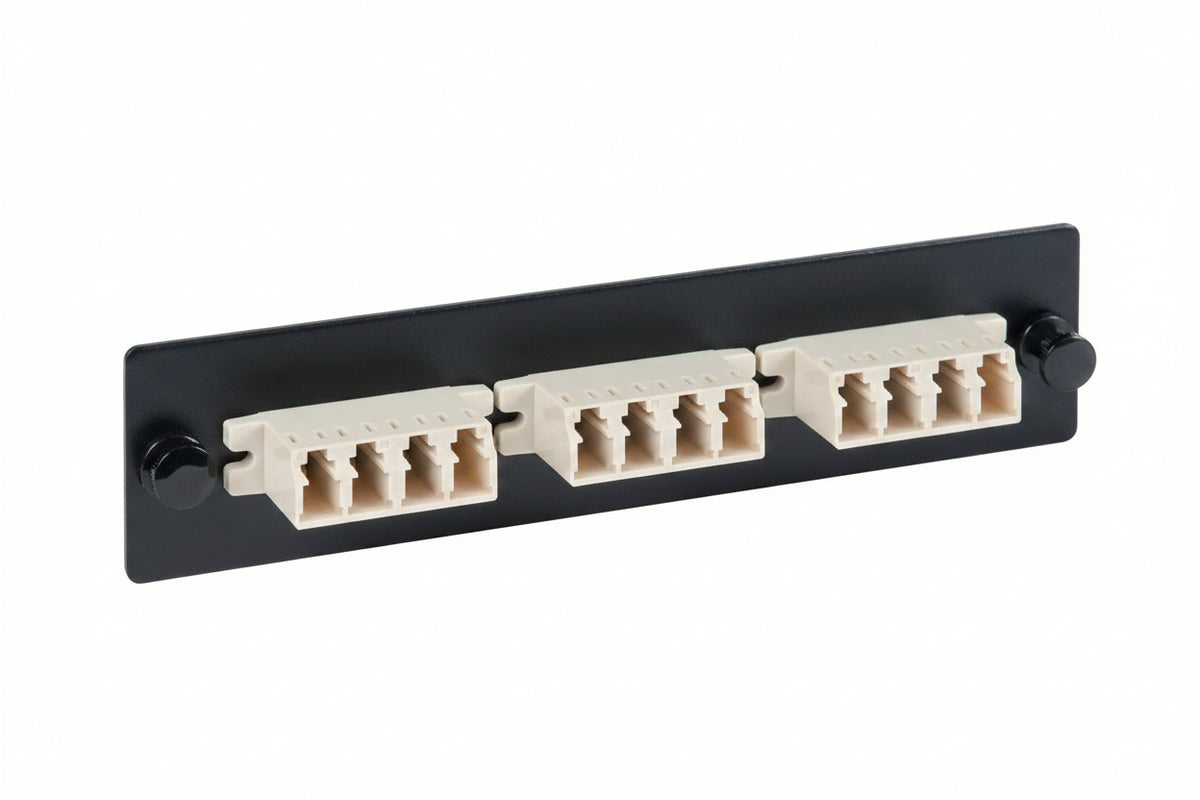 ICC ICFOPL16B5 Adapter Panel, Quad Lc, 12f, Beige, Mm