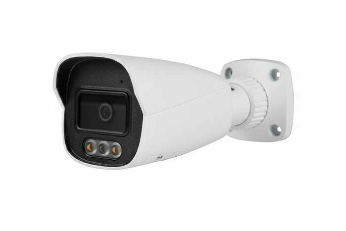 Luma LUM-820-IP-BFHW 8MP IP Outdoor Bullet Camera, Fixed Lens, White