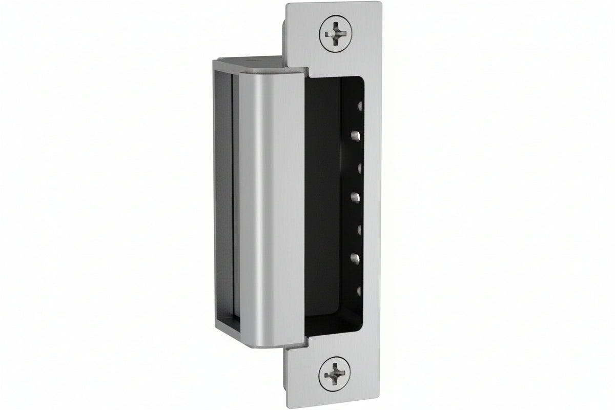 HES 1600-CDB-630 1600 Series Complete Electric Strike for Deadbolt Locks with 1DB Faceplate Kit, Satin Stainless Steel