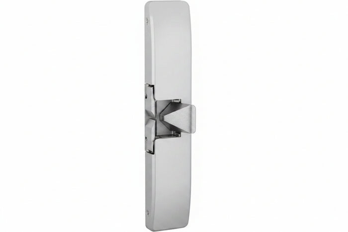 HES 9500-12/24D-630-LBM 9500 Series Surface Mounted Electric Strike with Latchbolt Monitor, Fire Rated, Satin Stainless Steel