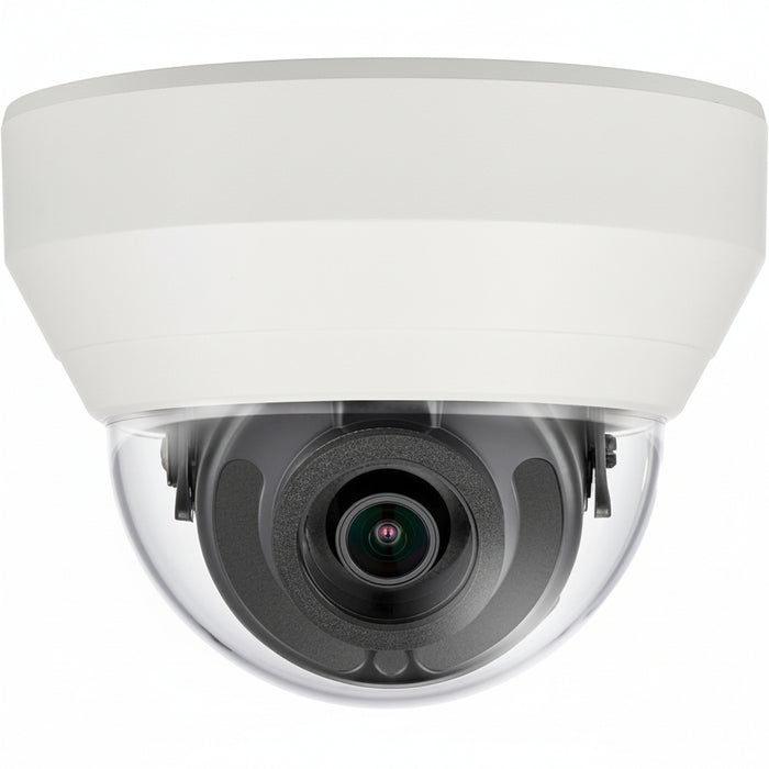 Hanwha HCD-6010 HD+ Series 2MP Analog HD Dome Camera, 2.8mm Fixed Lens, Ivory