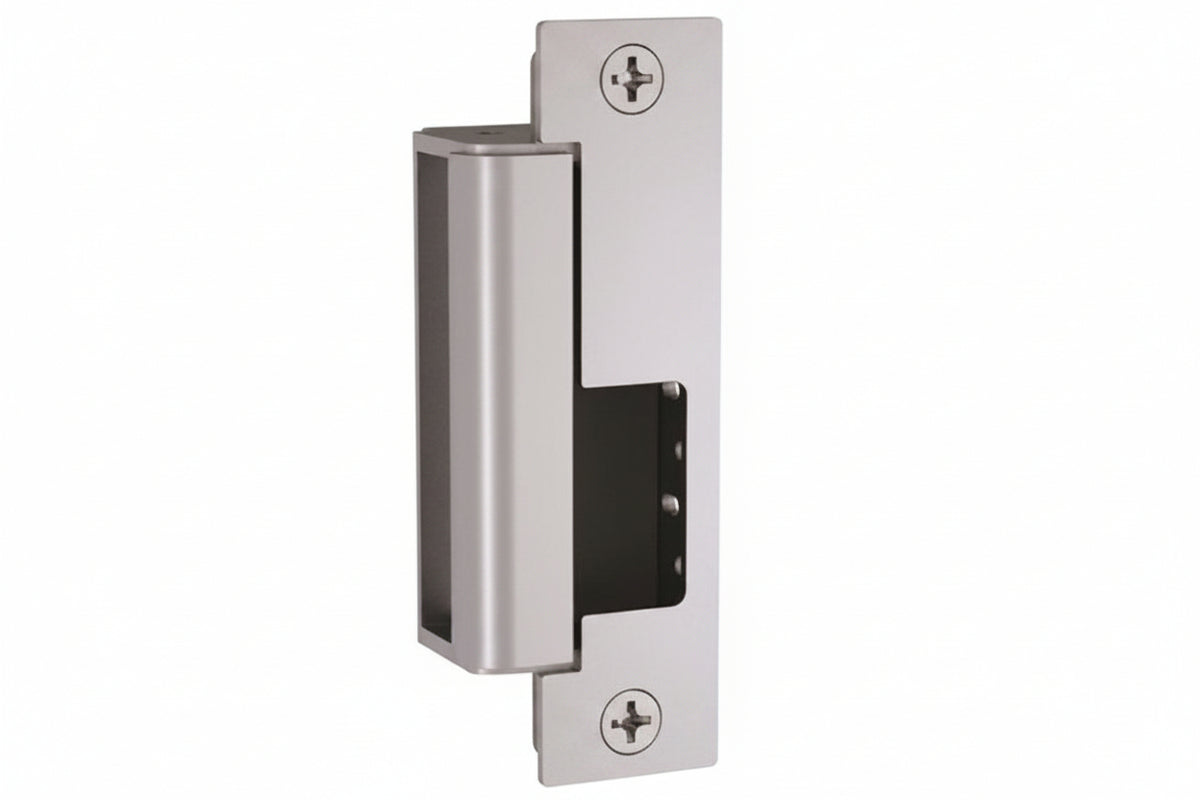 HES 1500C-630-LM 1500 Series Complete Pac Electric Strike with 1LB Faceplate Kit for Latchbolts, Lock Monitor, Satin Stainless Steel
