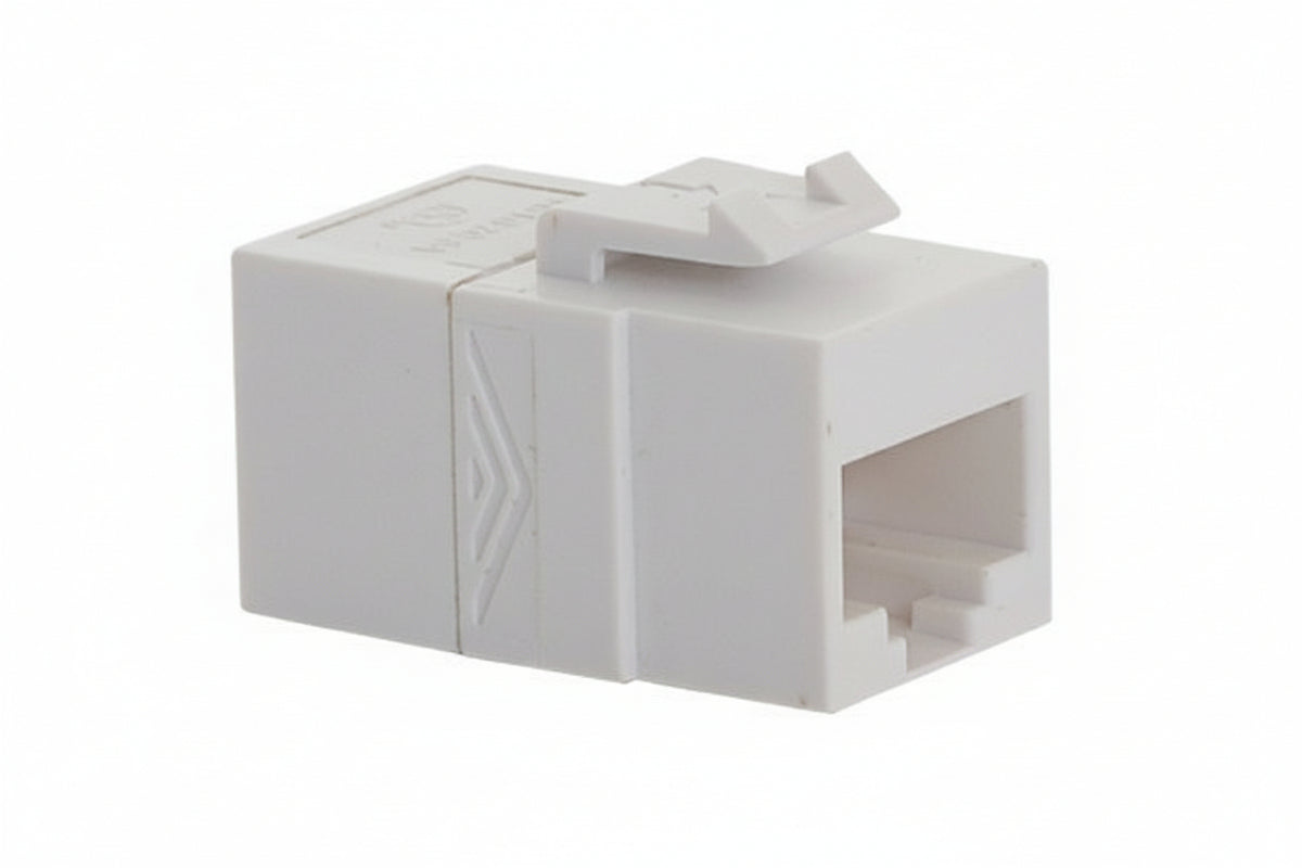ICC IC107C6AWH CAT6A RJ45 Keystone Coupler for HD Style, White