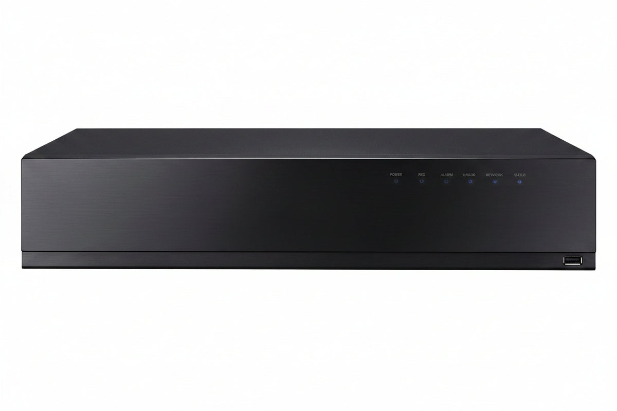 Hanwha HRX-1635 8MP 16-Channel 5-in-1 Pentabrid DVR, 128 Mbps, 4TB HDD