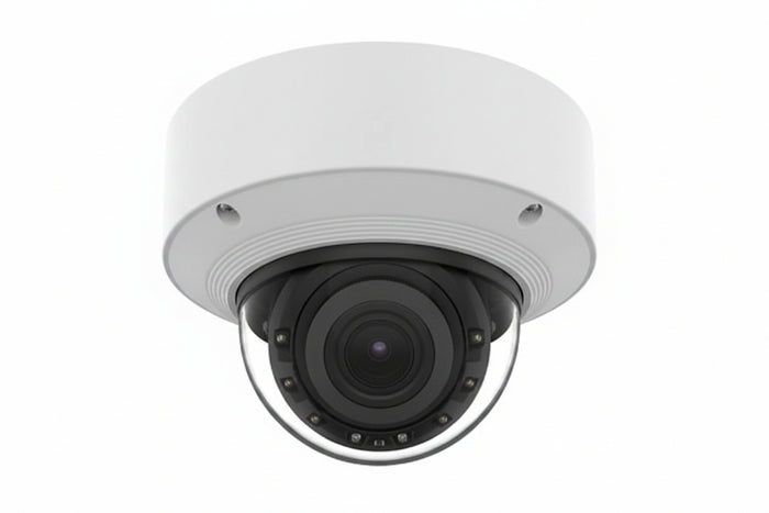 Hanwha XND-A9084RV 8MP WN9 AI Indoor Dome IP Camera, 131.2' (40m) IR Range, 2.1x Zoom Ratio, 4.4-9.3mm Motorized Varifocal Lens