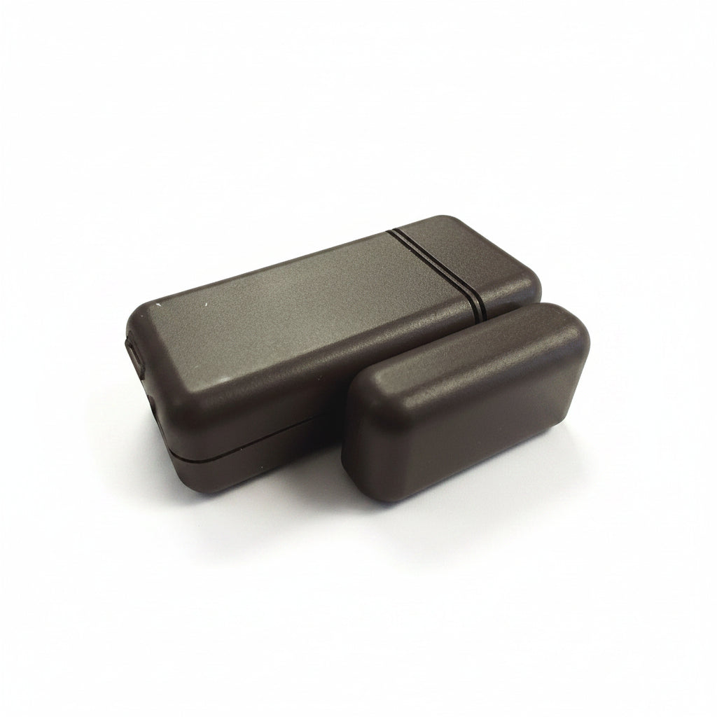 IQ QS1136-840 IQ Mini DW-S, Wireless S-Line Mini Door/Window Alarm Contact, Brown