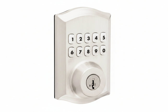Kwikset 98935-001 Home Connect 620 Traditional Keypad Smart Lock with Z-Wave 700 Long Range, Satin Nickel