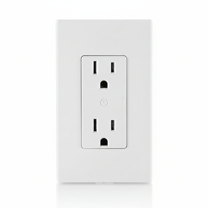 Leviton D215R-1BW Decora Smart Wi-Fi Tamper-Resistant Outlet