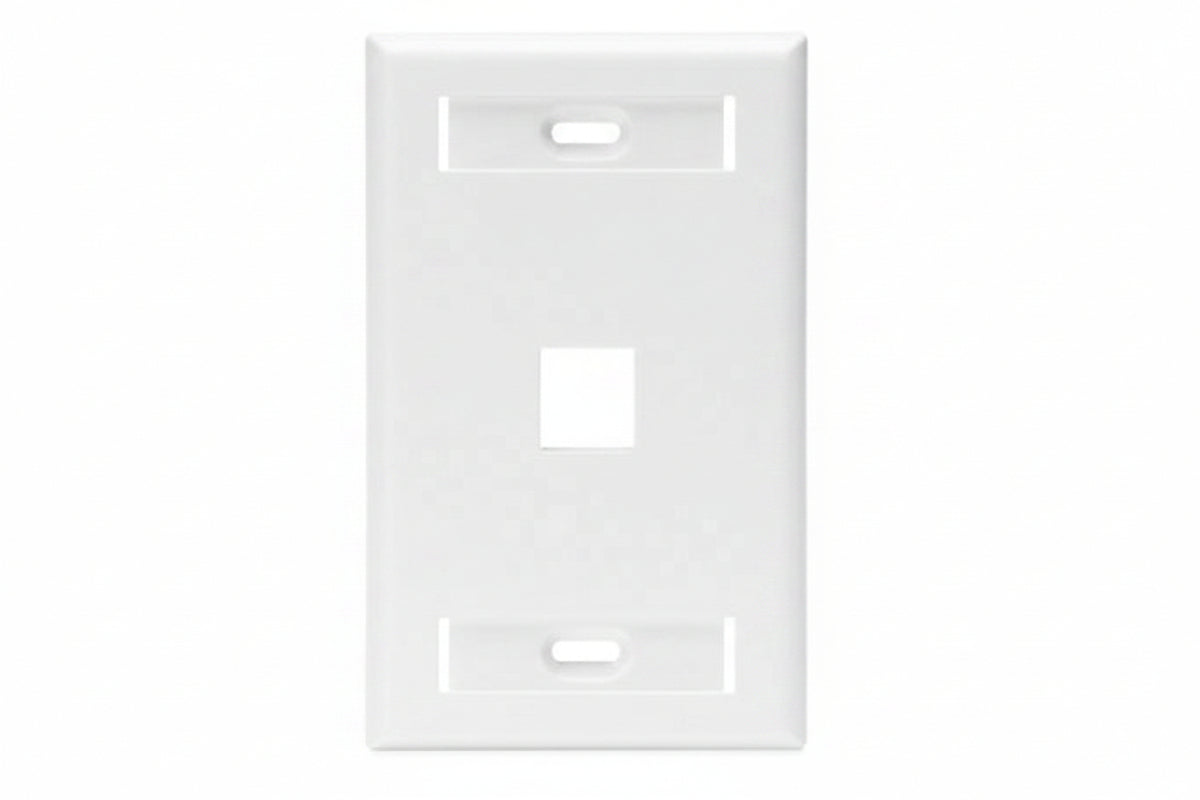 Leviton Quickport Gang Socket Faceplate