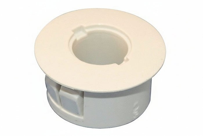 GRI PA-75-W-10 Recessed Adapter, 3/4" Diameter with 3/8" Hole, White (Min Order Qty of 10)