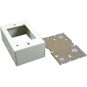 Wiremold 5748WH One Gang Switch Receptacle Box Fitting White