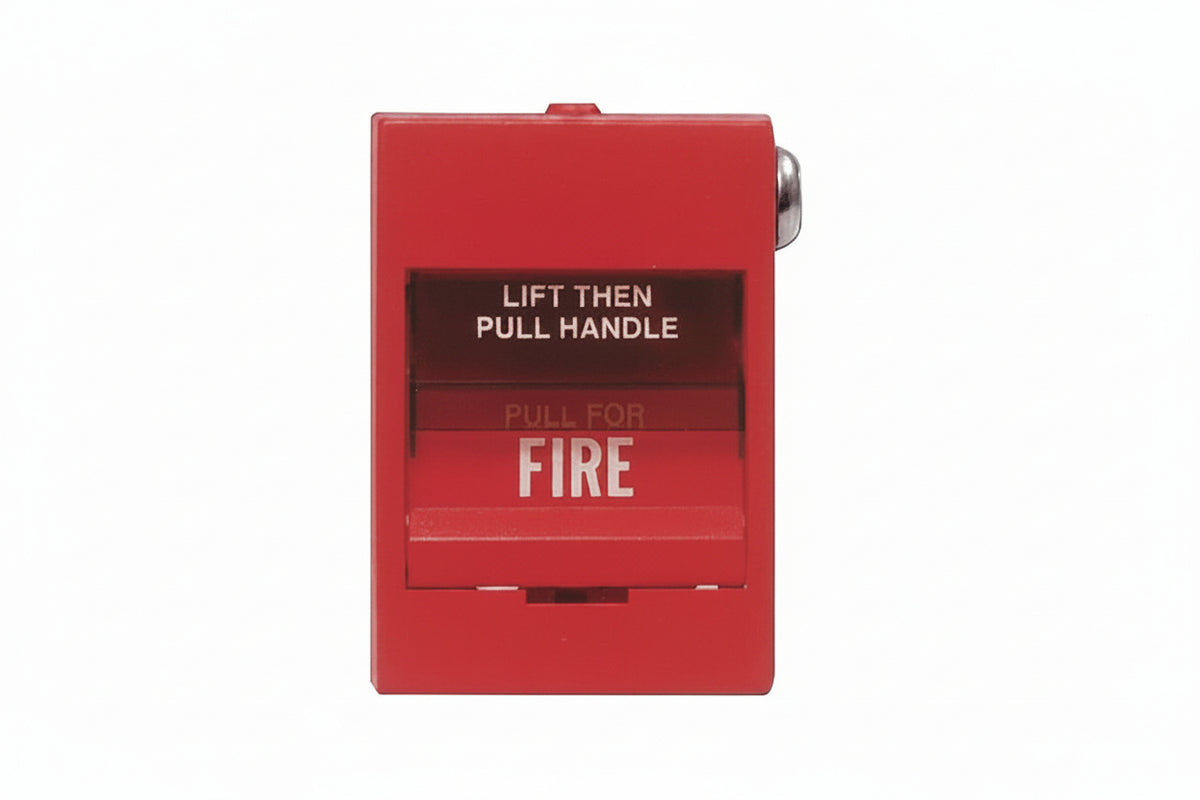Kidde K-278B-1120 Double Action Fire Alarm Manual Pull Station with Screw Terminals, Single Pole, Open Circuit and Key Reset