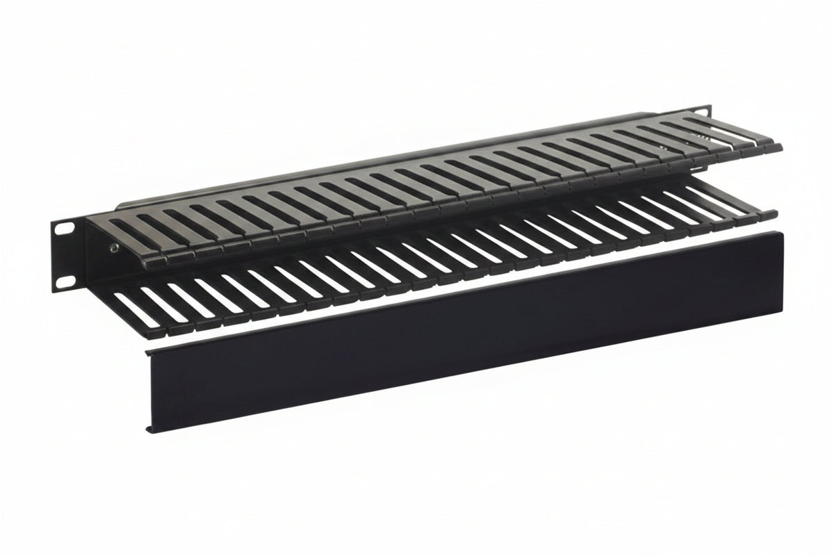 ICC ICCMSCMA41 Three-Inch Deep Finger Duct Panel, 1U RMS