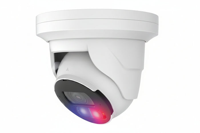 Luminys N5T-8DA2 8MP IP LumiDeterrent Turret Camera, 2.8mm Fixed Lens