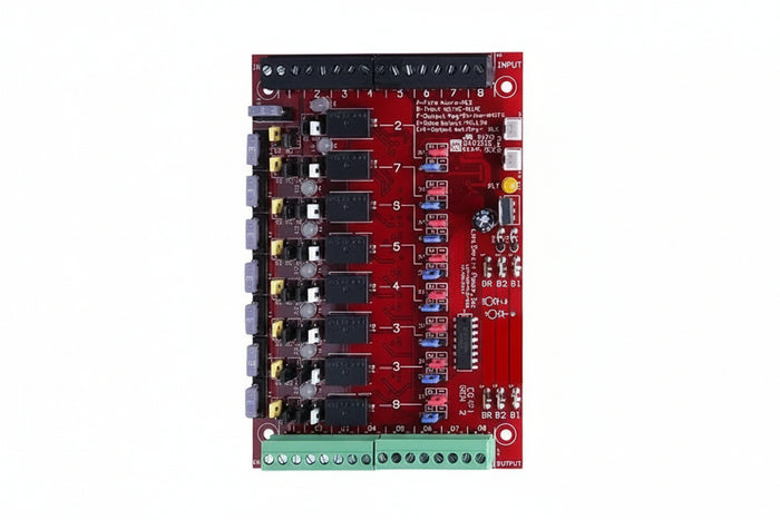 LifeSafety Power C8-BOXED 8-Output Relay-Based Lock Control Module, 3A