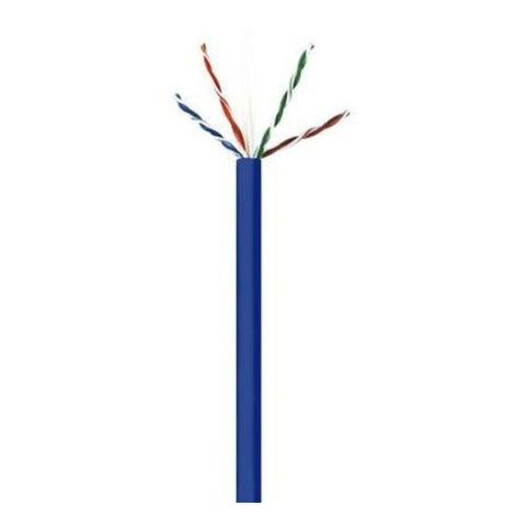 Wavenet 6E04UPSPLSBL4NS-LP Cat6 Unshielded Plenum Cable 550MHz 100ft Blue