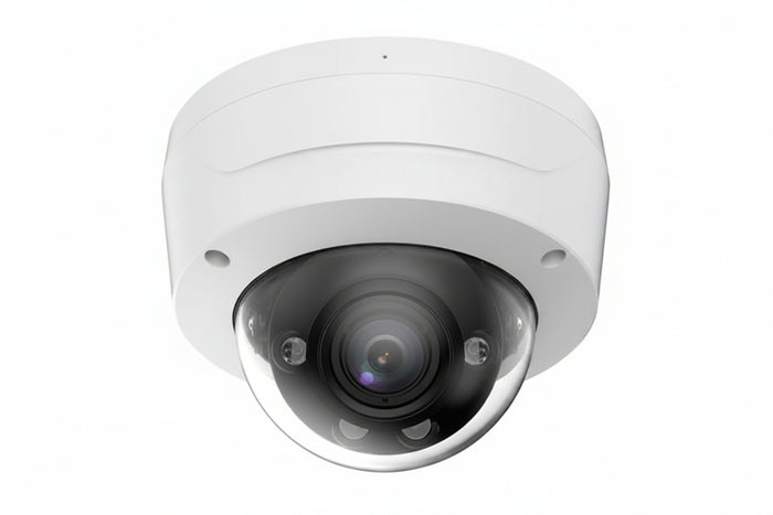 Luminys N3D-4LAV 4MP LumiLuxSmart Dome IP Camera, IR and White-light LEDs, 2.7-13.5mm Lens
