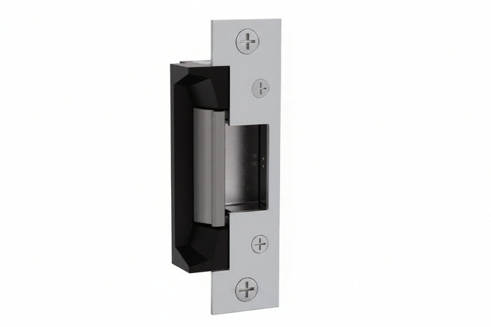 HES 5200-12/24D-630 5200 Series Electric Strike Body, 12/24VDC, 0.24/0.12A, 1-3/16-Inch Depth, Satin Stainless Steel