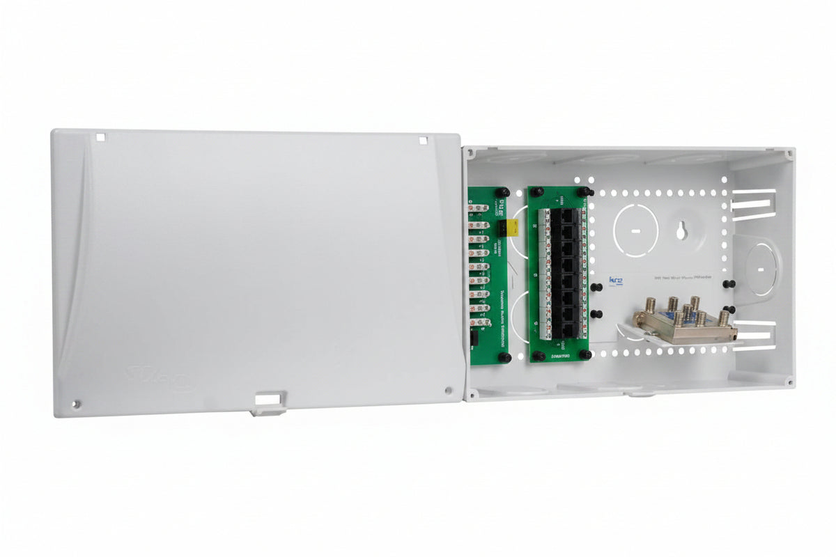 ICC ICRESDC9PK 9" Wiring Enclosure with Cover for Voice, Data and Video (Model K)