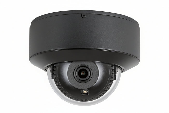 Luma LUM-820-IP-DFB 820 Series 8MP Dome IP Outdoor Camera, 2.8mm Fixed Lens, Black