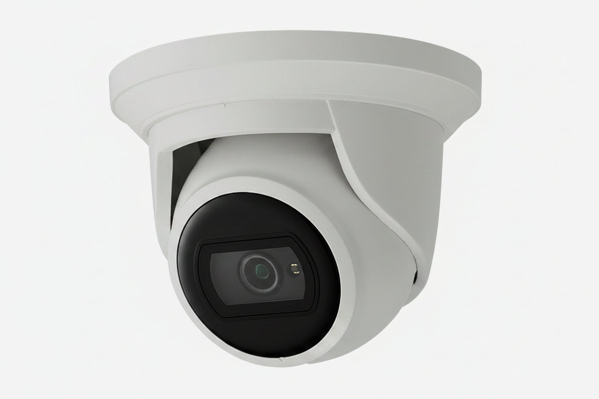Hanwha ANE-L7012R 4MP Super-Compact Flateye Camera, 3mm Fixed Lens, IR 20m, WDR 120 dB, IP67, IK10, White