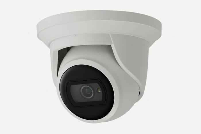 Hanwha ANE-L7012R 4MP Super-Compact Flateye Camera, 3mm Fixed Lens, IR 20m, WDR 120 dB, IP67, IK10, White