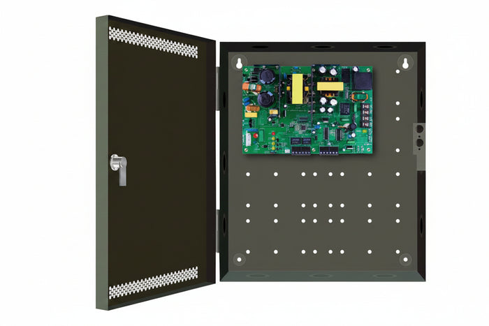 LifeSafety Power FPO250-E1 20A 12VDC Access Control Power Supply 12" x 14" x 4.5" Enclosure
