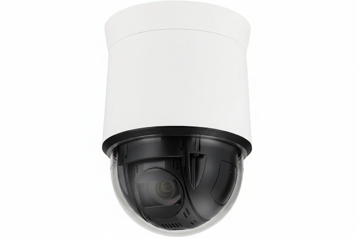 Hanwha QNP-6250 Q Series 2MP PTZ Camera, 4.44-111mm Varifocal Lens, 25x Optical Zoom, WDR 120 dB, White