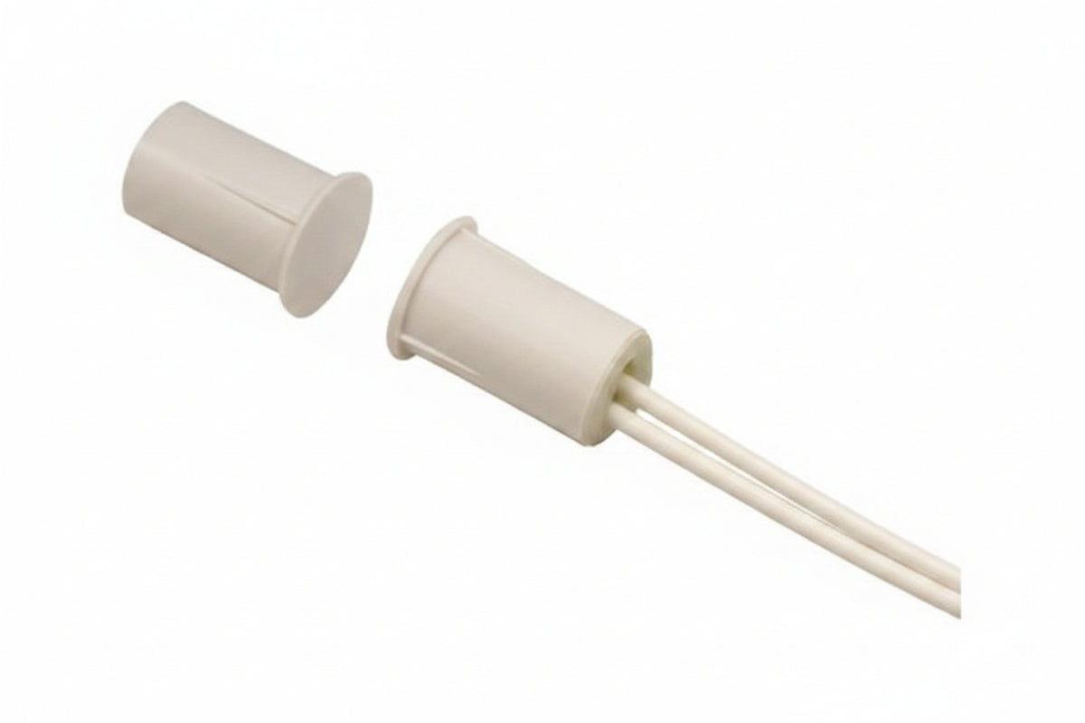 GRI 4834-T-B-GEN 3/8-Inch Recessed Stubby Magnetic Switch Set, Brown