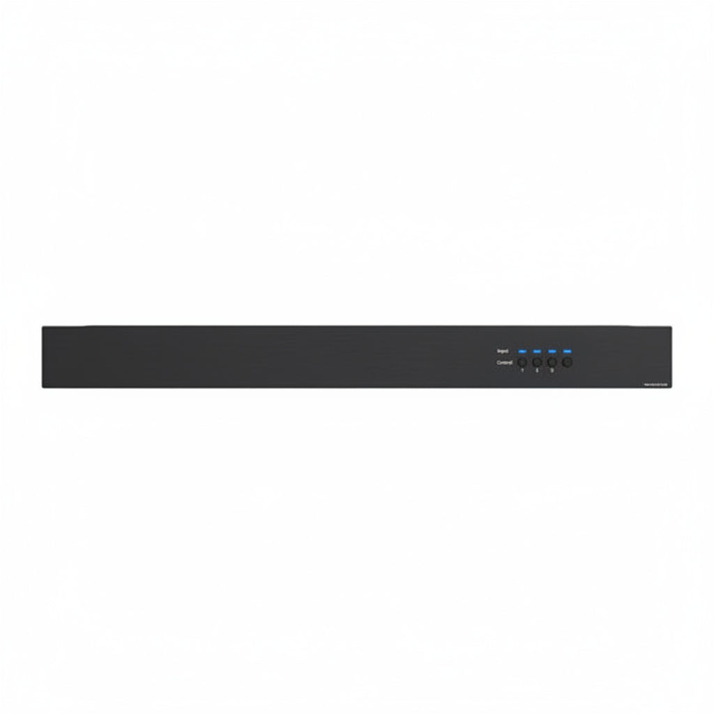 EA-COM-AMP-4D-80 Commercial Series 4-Channel 80W Digital Amplifier with 70V/8 Ohms Support