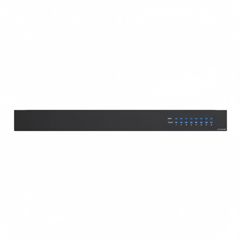 EA-COM-AMP-8D-160 Business Music 8x160W Amplifier, 70-100V, 8-4 Ohms