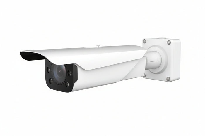 Luminys N9L-4RAL 4MP IP LPR Camera, 10-50mm Vari-Focal Lens, IP67, Aluminum, White