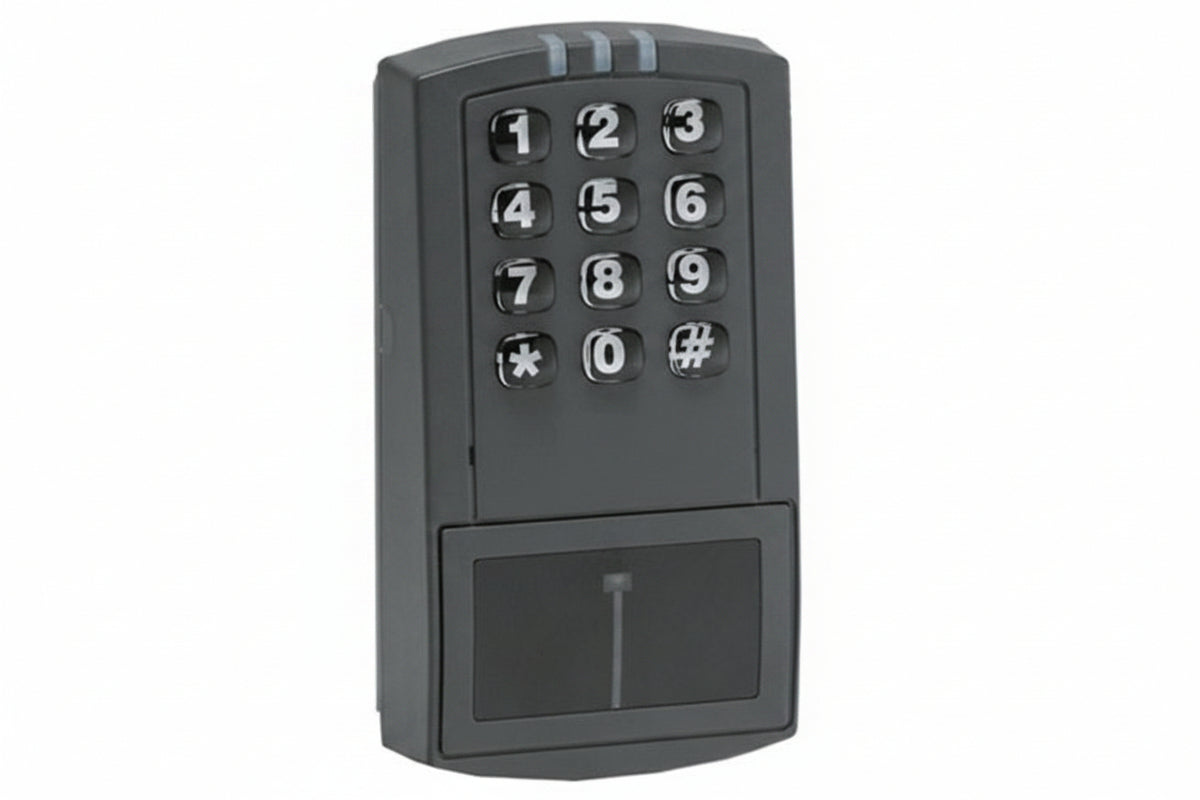 Linear prox.pad plus Integrated Proximity Reader and Controller with Keypad, Dark Gray