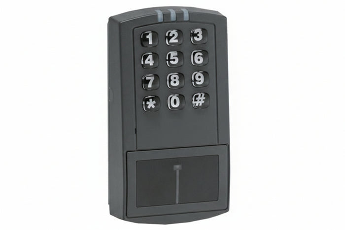 Linear prox.pad plus Integrated Proximity Reader and Controller with Keypad, Dark Gray