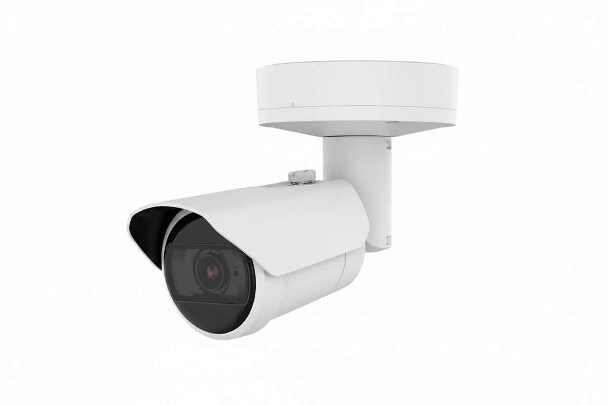 Hanwha XNO-A9084R 8MP AI IR Bullet IP Camera, 2.1x Zoom, 4.4-9.3mm Motorized Varifocal Lens