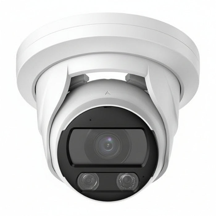 Luminys N5T-8LA2 8MP IP LumiLuxSmart White Turret Camera, 2.8mm Fixed Lens