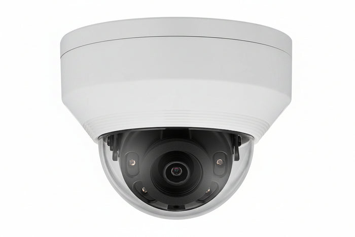 Hanwha ANV-L7012R A-Series 4MP Vandal Dome IP Camera, 3mm Fixed Lens, White
