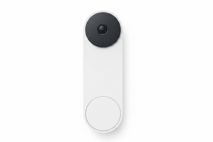 Google Nest Video Doorbell GA09967-US Wired Smart Doorbell, 3rd Generation, Snow