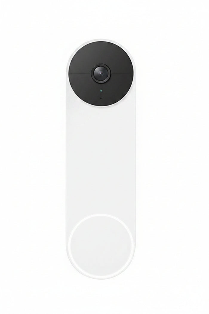 Google Nest Video Doorbell GA02268-US Battery-Powered Smart Doorbell, White
