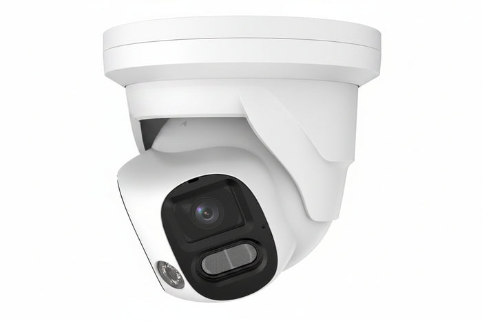Luminys N5P-8DA2 2 x 4MP IP LumiDeterrent Stitched Turret Camera, 2.8mm Fixed Lens
