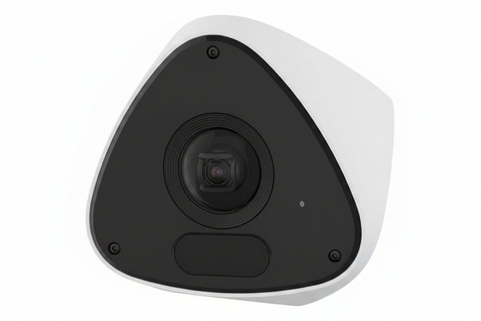 Hanwha TNV-C7013RC 3MP AI Corner Mount Camera 2.39mm Fixed Lens, White