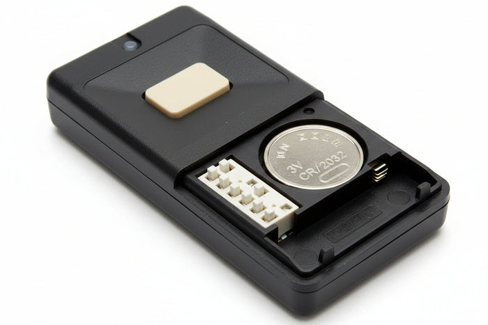 Inovonics EN1235S EchoStrea Single-Button Belt Clip Pendant Transmitter, 902-928 MHz