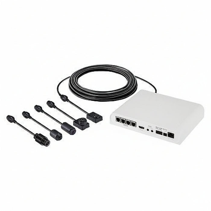 Hanwha PNM-9000QB P-Series 2MP 4-Channel Remote Head Camera Main Module, White