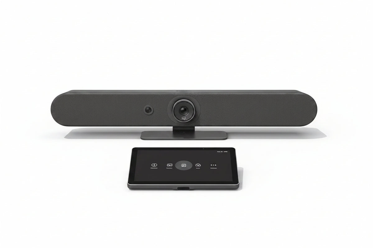 Logitech Rally Bar Mini Bundle for Small Meeting or Huddle Room, Includes Rally Bar Mini and Tap IP