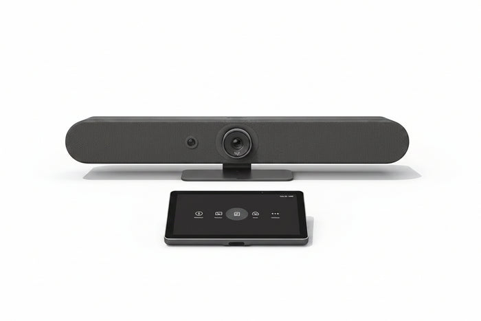 Logitech Rally Bar Mini Bundle for Small Meeting or Huddle Room, Includes Rally Bar Mini and Tap IP