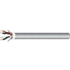 AQC430GY0500 West Penn AQC430 Aquaseal 500ft 22AWG 4-Conductor Shielded Audio Cable Gray