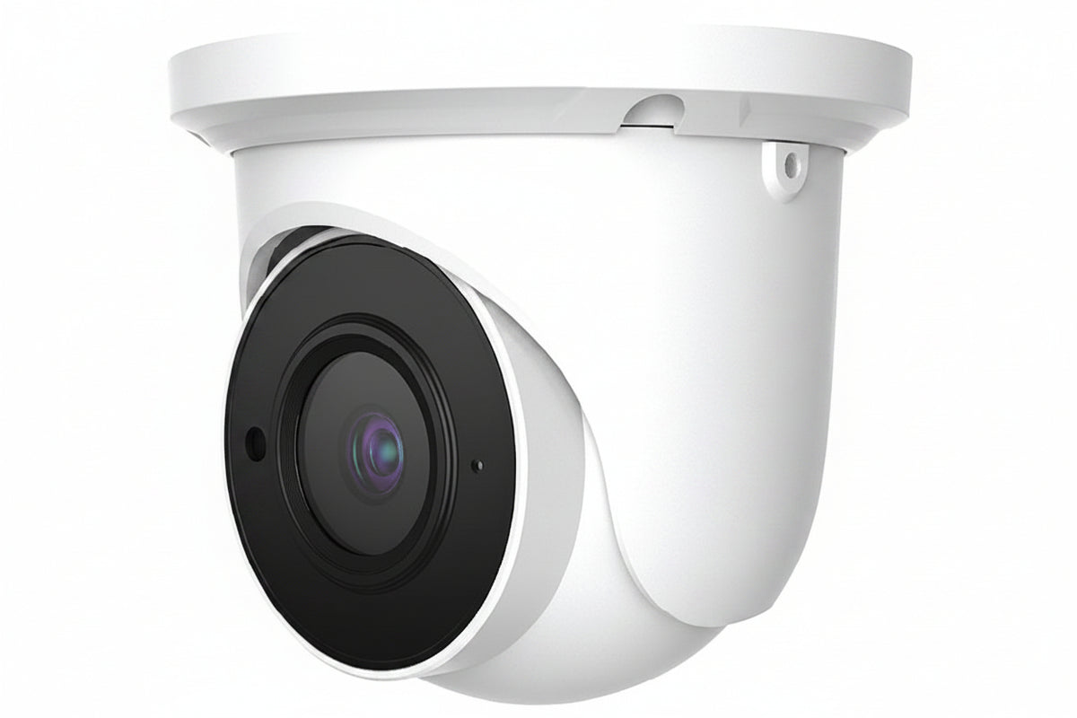 AVC-ENN41FT 4MP AI Turret IP Camera, 2.8mm Fixed Lens, White