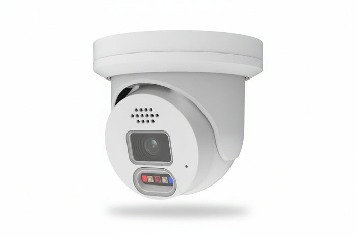 AVC-NAE81F28 Diversity Series 8MP Smart Defender Turret IP Camera, 2.8mm Fixed Lens