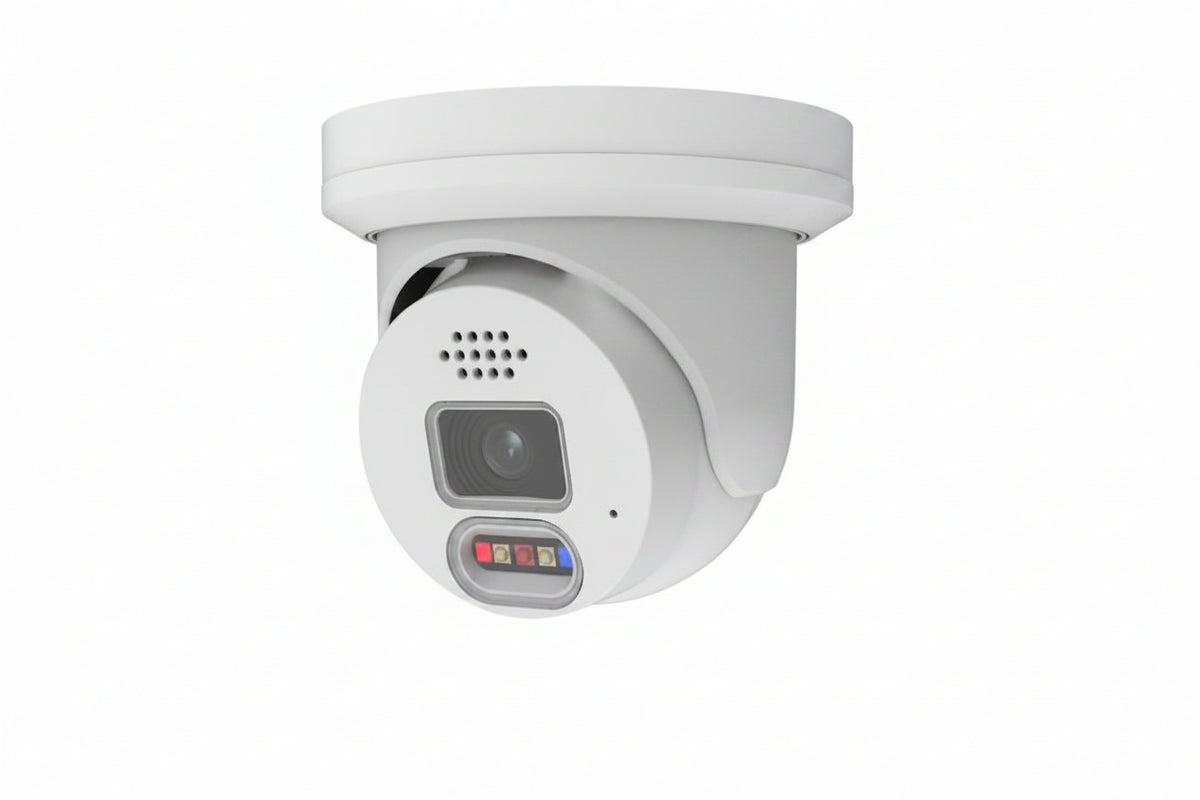 AVC-NAE81F28 Diversity Series 8MP Smart Defender Turret IP Camera, 2.8mm Fixed Lens